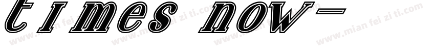 times now字体转换